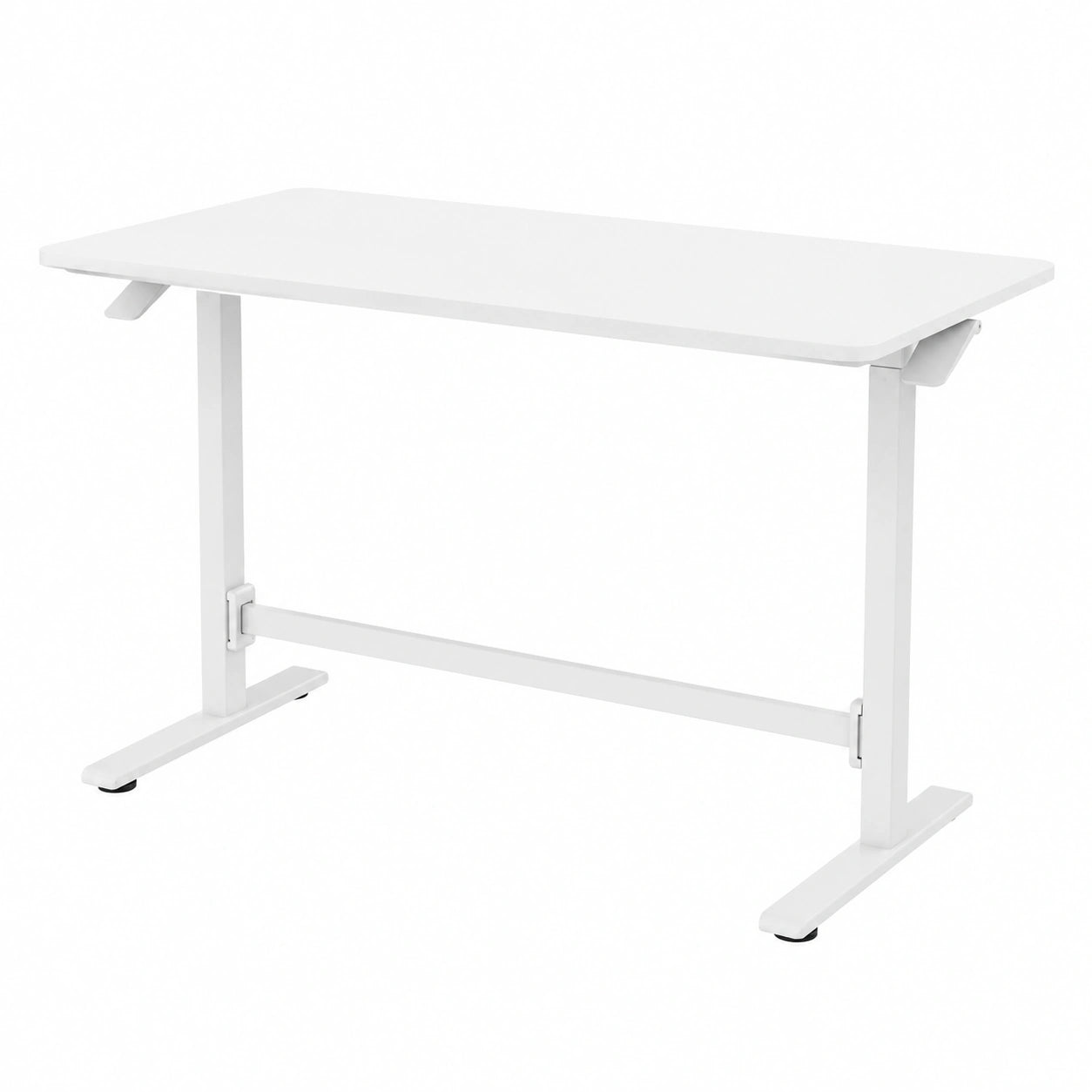 Bureau, sur roulettes, coloris blanc, 100 x 60 cm, pour l’espace de travail
