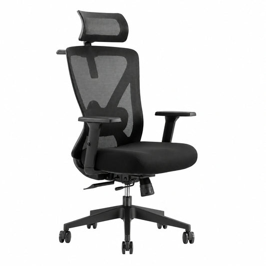 Bureau, réglable, coloris noir, pour l’espace de travail