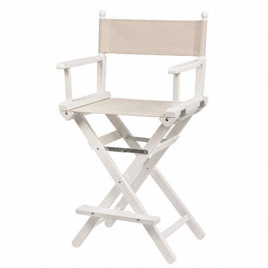 Bureau, pliable, en tissu, coloris blanc, pour l’espace de travail