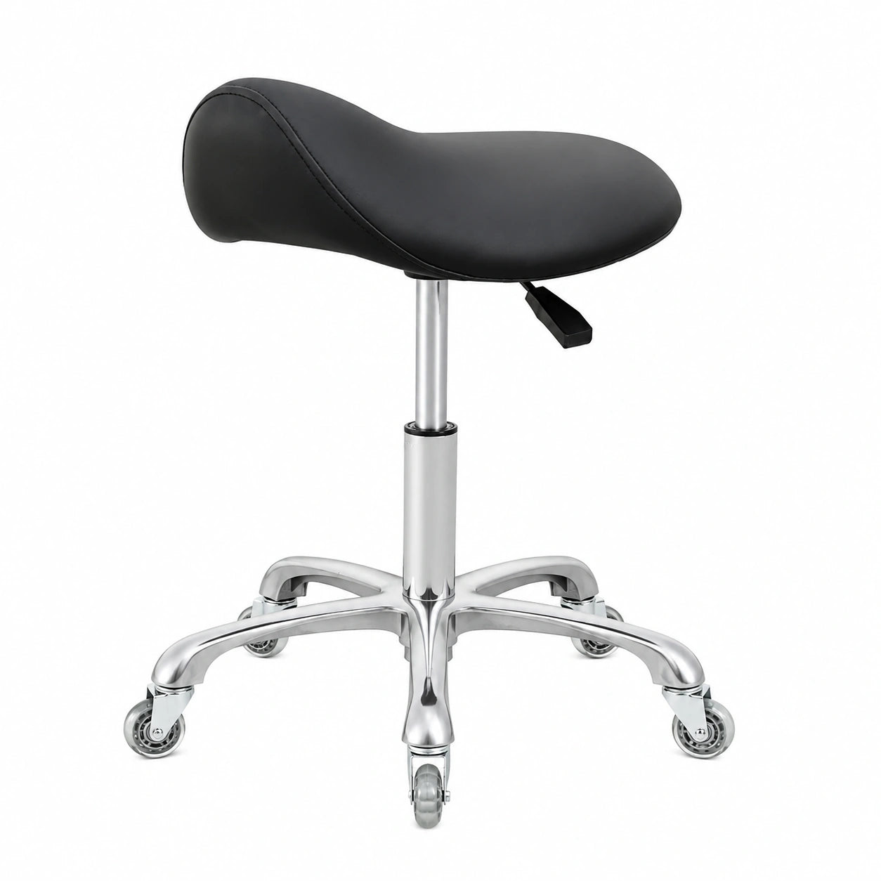 Bureau, pivotant, réglable, sur roulettes, coloris noir, pour l’espace de travail