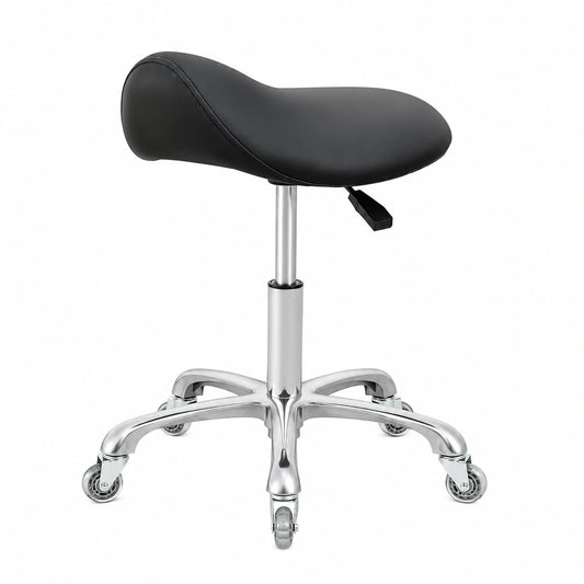 Bureau, pivotant, réglable, sur roulettes, coloris noir, pour l’espace de travail