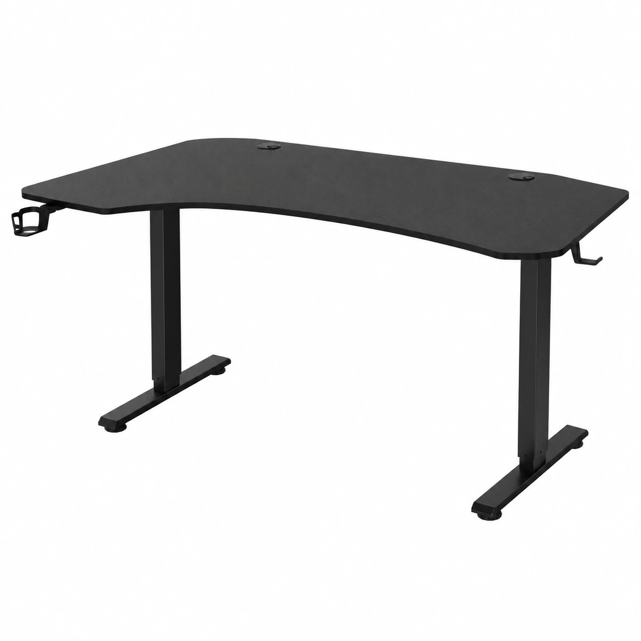 Bureau, réglable, coloris noir, pour l’espace de travail