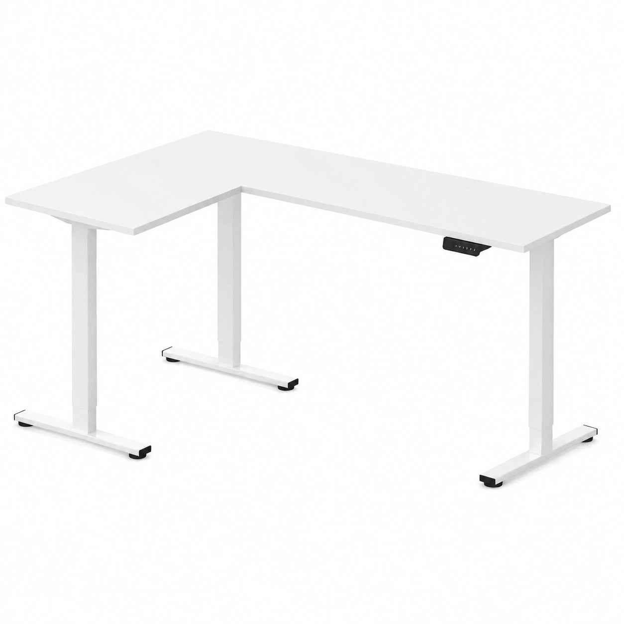 Bureau, réglable, coloris blanc, 180 x 120 cm, pour l’espace de travail