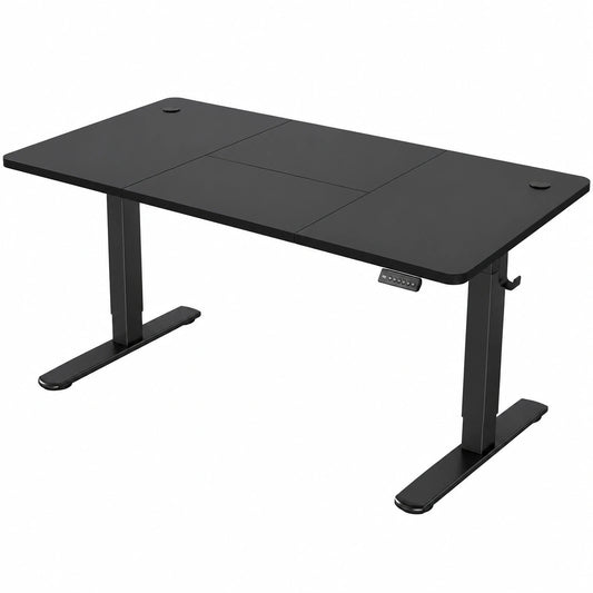 Bureau, réglable, avec prise intégrée, 180 x 80 cm, pour l’espace de travail