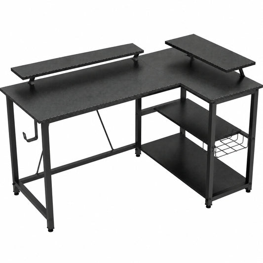 Bureau, réglable, coloris noir, 120 x 80 cm, pour l’espace de travail